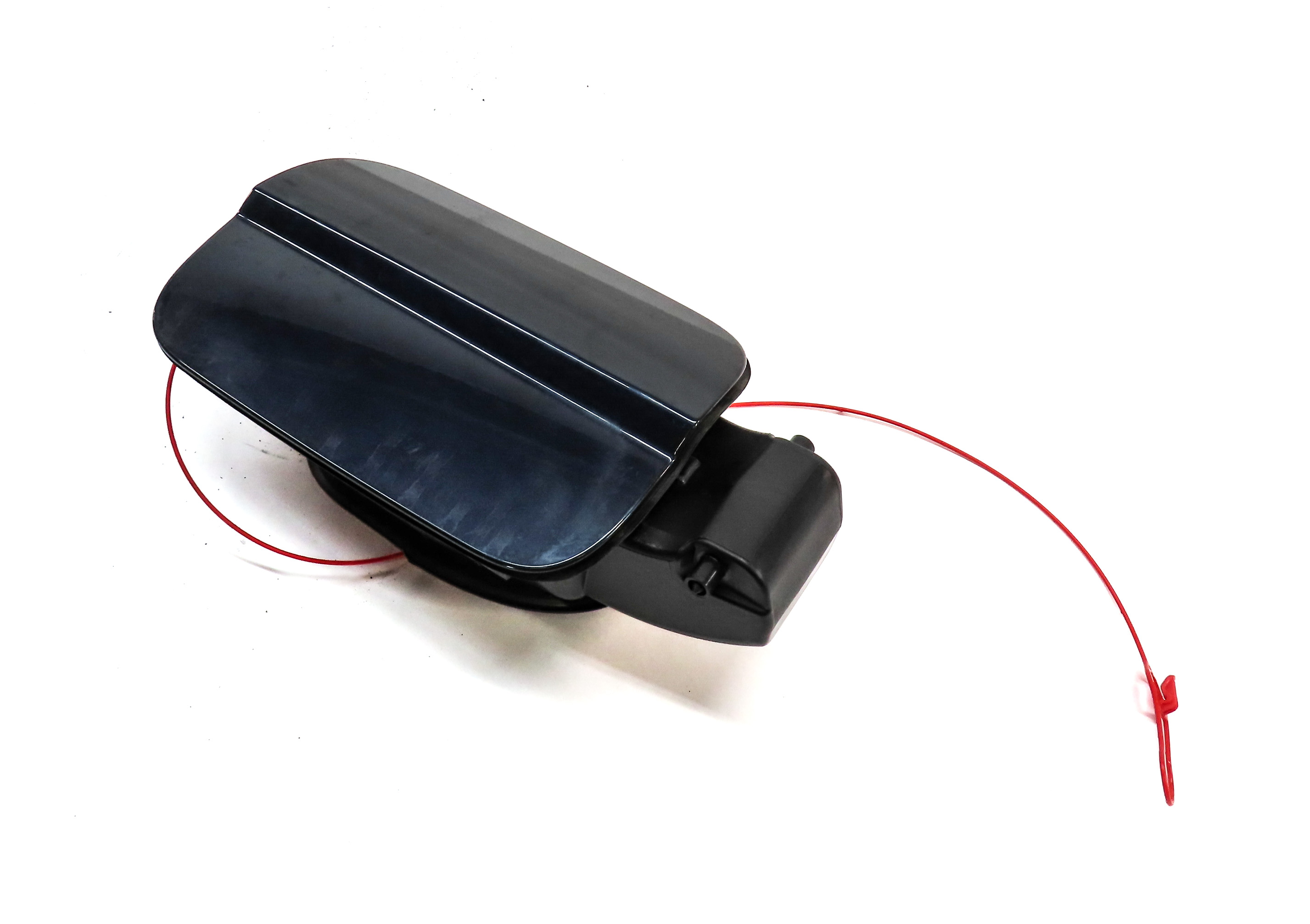 2012-2018 AUDI A6 S6 (C7) FUEL TANK DOOR LID COVER TRIM w/ HOUSING (Blue) — exact item pictured